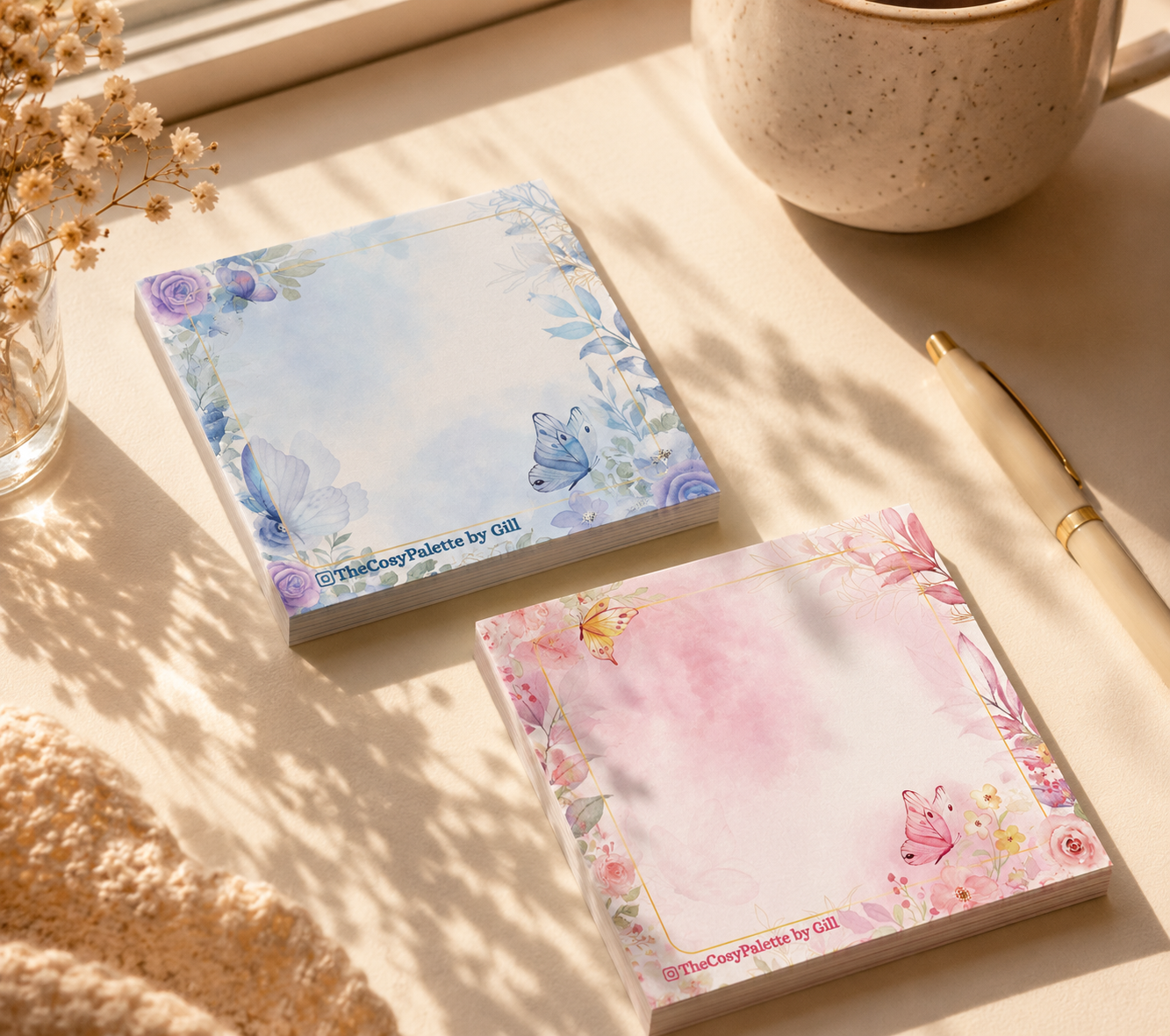 Pink Spring Cozy Planner | Printable & Digital Planner Pages | Floral