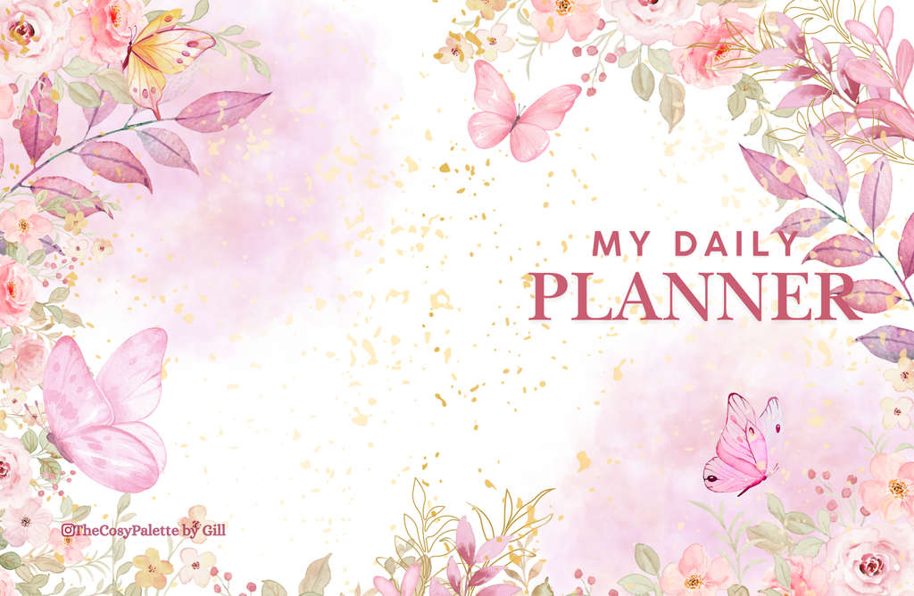 Pink Spring Floral Planner | Physical Copy 🌸