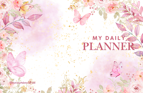 Pink Spring Floral Planner | Physical Copy 🌸