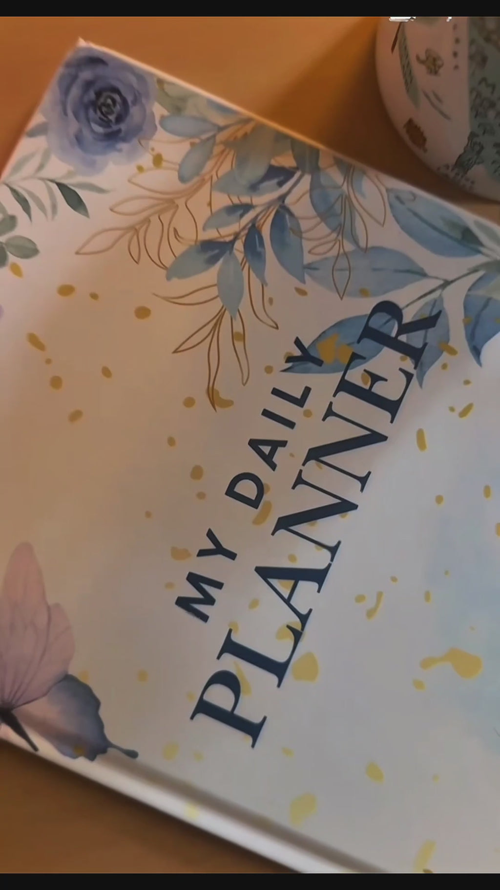 Blue Spring Floral Planner | Physical Copy 💙